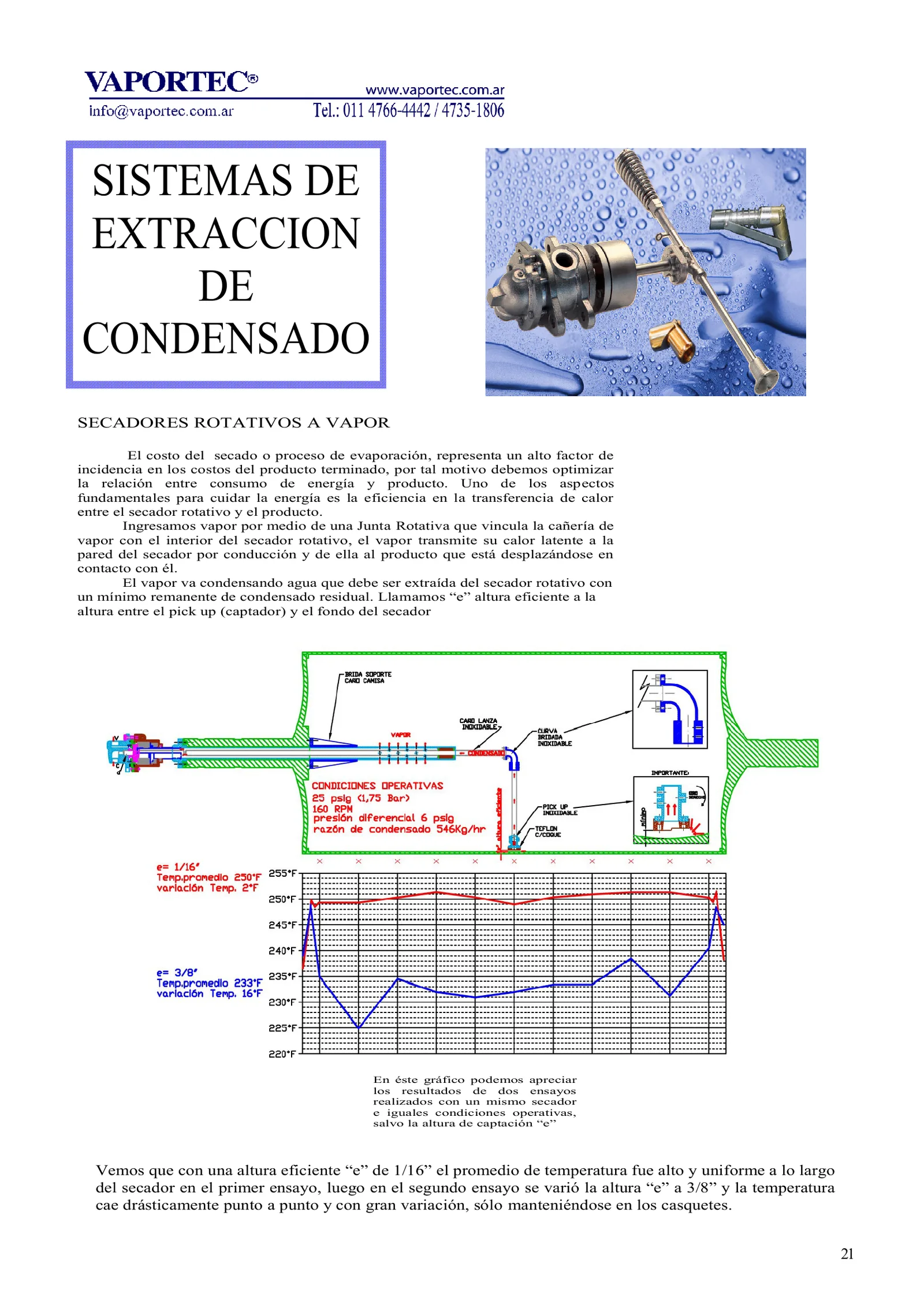 SISTEMA DE EXTRACCIÓN DE CONDENSADO