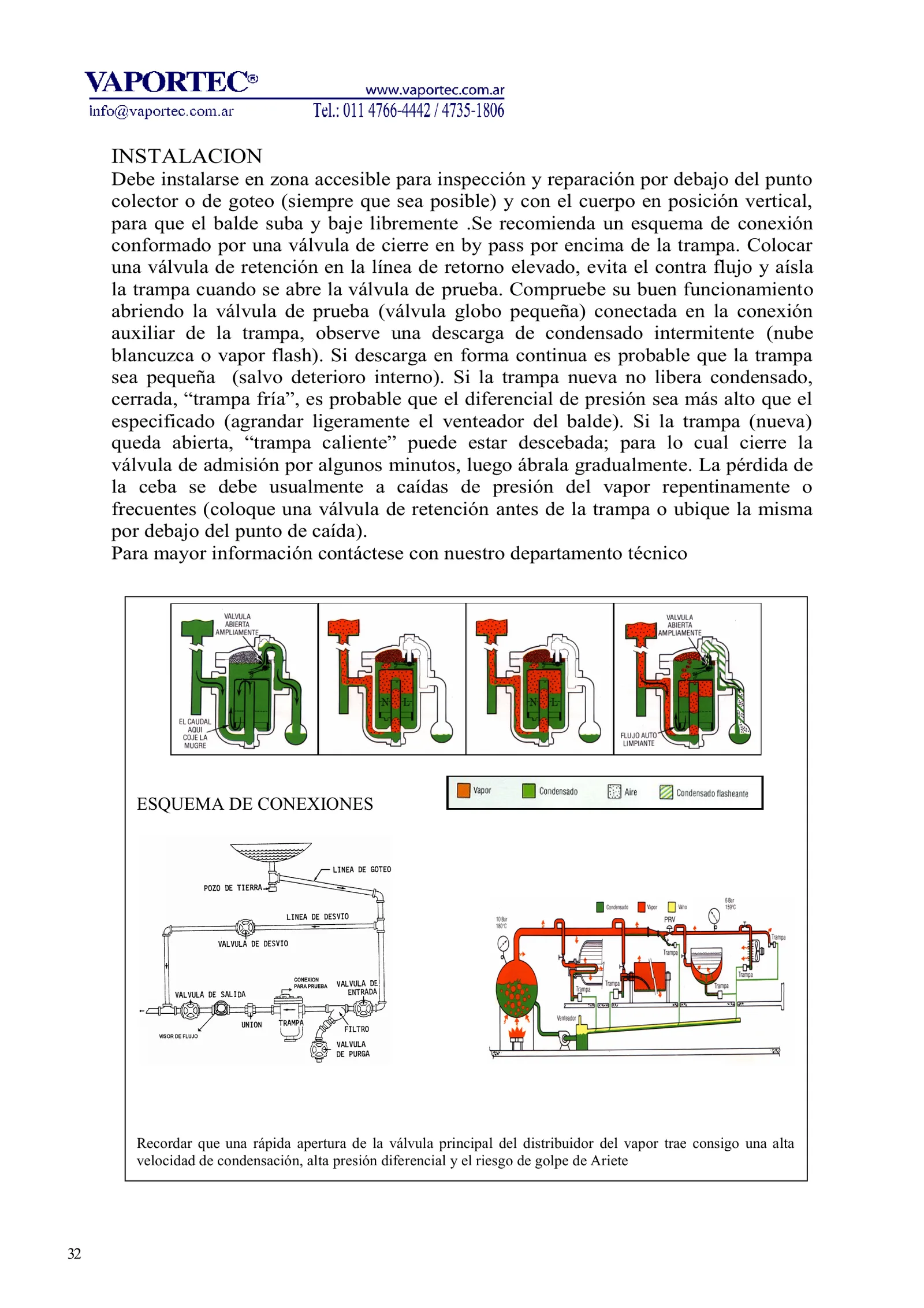 TRAMPA PARA VAPOR BALDE INVERTIDO — imagen 3